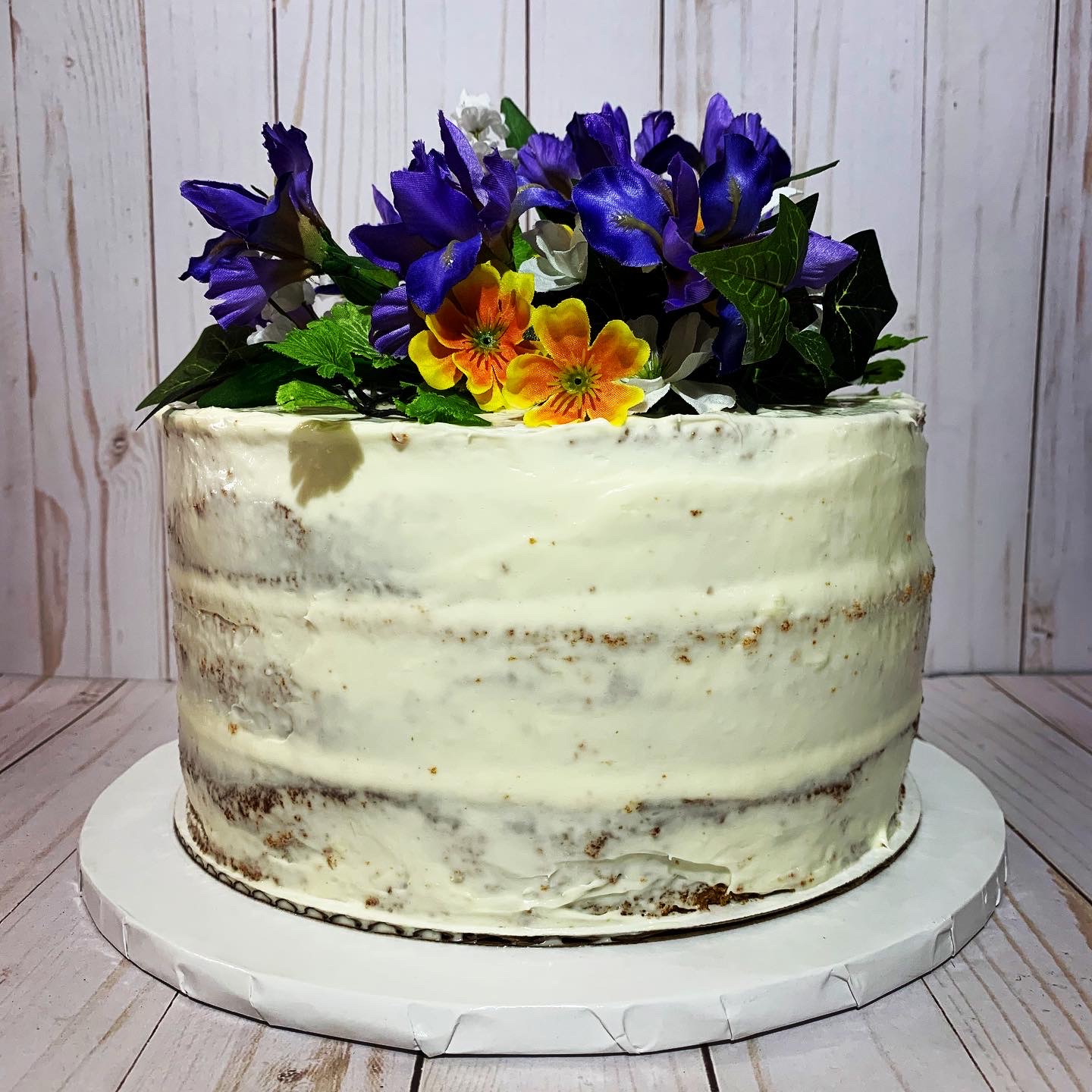 Naked Iris Flower Cake ♥ ♥ ♥ ♥   RA SUGAR